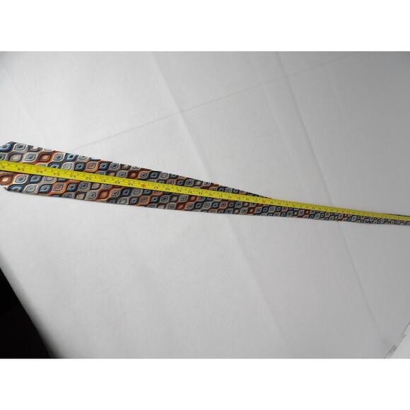 Concepts by Claiborne Mens Silk Neck Tie Funky Eye Pattern Artsy Abstract Luxury - Picture 9 of 12